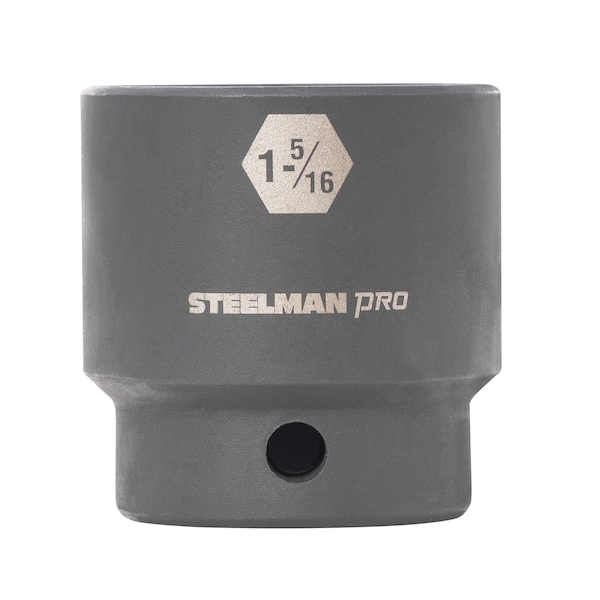 Steelman 1/2-Inch Drive x 1-5/16-Inch Shallow 6-Point Impact Socket 60508 - main
